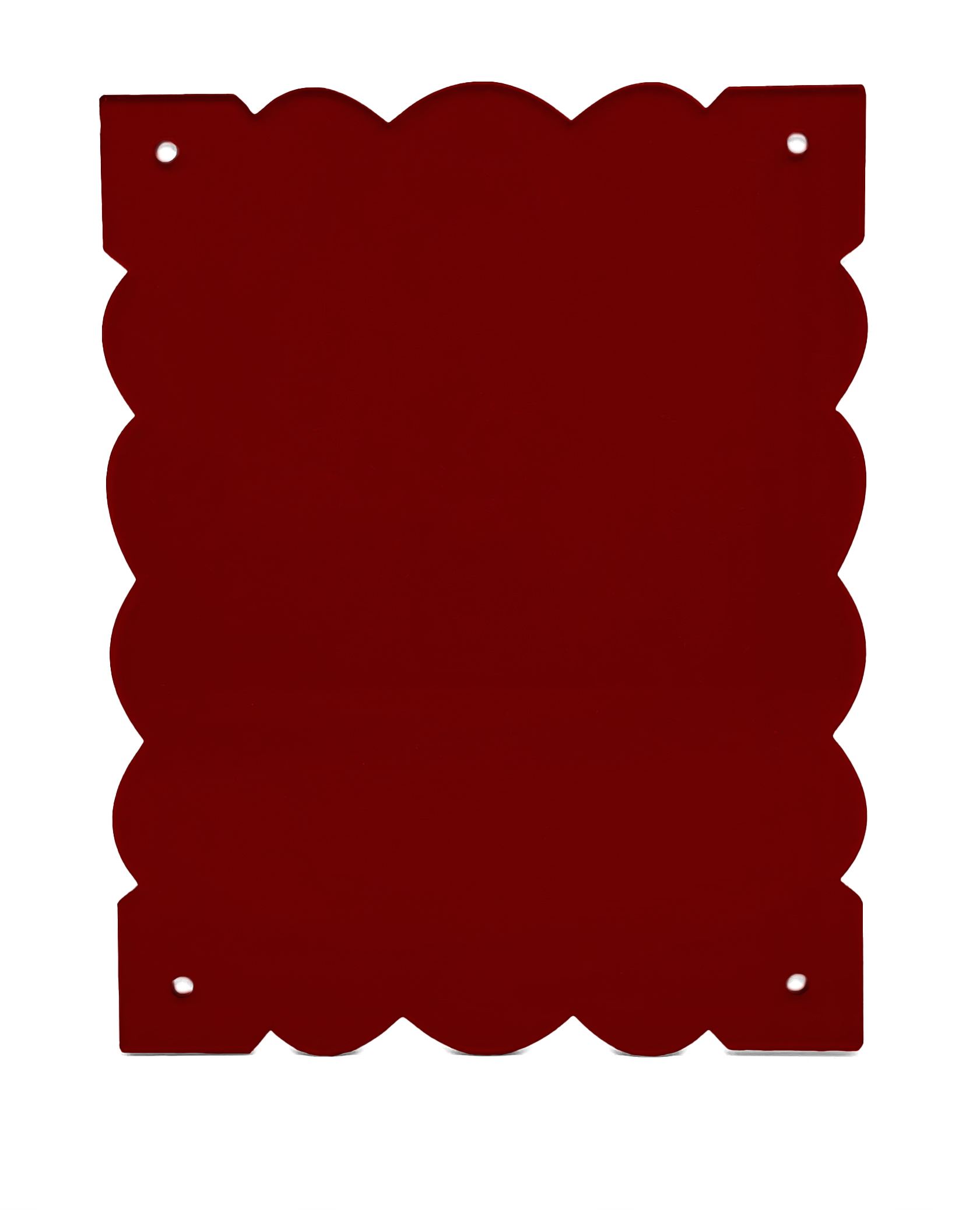 Acrylic Frame Backing – Custom Color Insert for Imprinted Frames