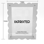 Modern Floating Acrylic Frames with Interchangeable Colored Backings