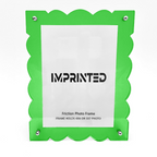 Modern Floating Acrylic Frames with Interchangeable Colored Backings