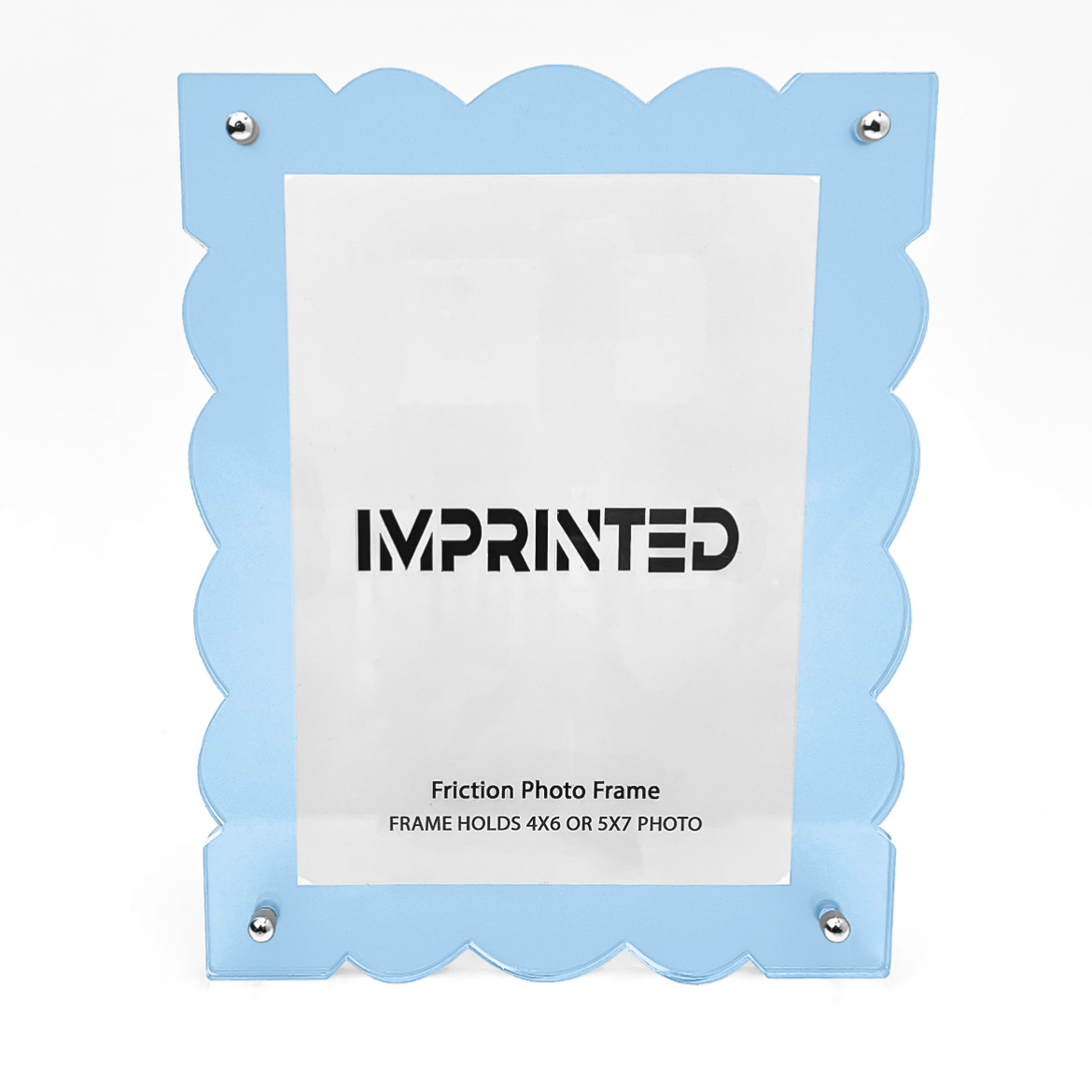 Acrylic Picture Frame 5×7 – Starter Set (Frame + 3 Color Backings)