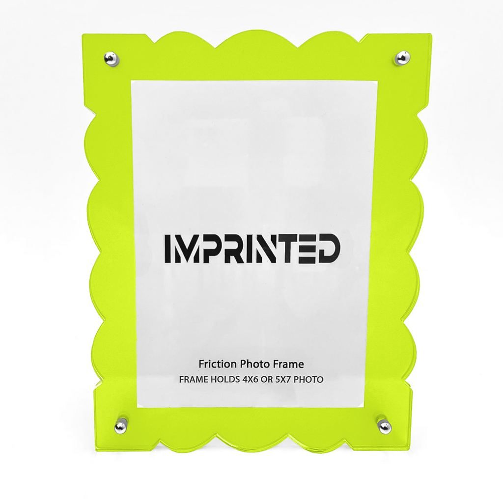 Modern Floating Acrylic Frames with Interchangeable Colored Backings
