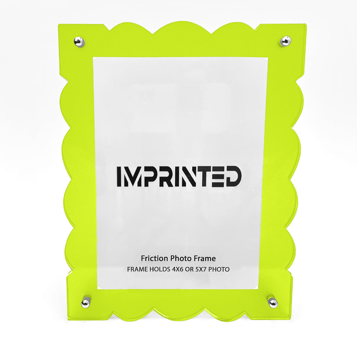 Modern Floating Acrylic Frames with Interchangeable Colored Backings