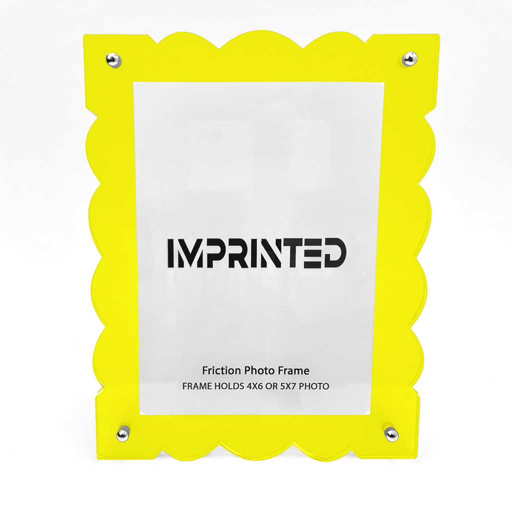 Modern Floating Acrylic Frames with Interchangeable Colored Backings