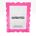 Modern Floating Acrylic Frames with Interchangeable Colored Backings