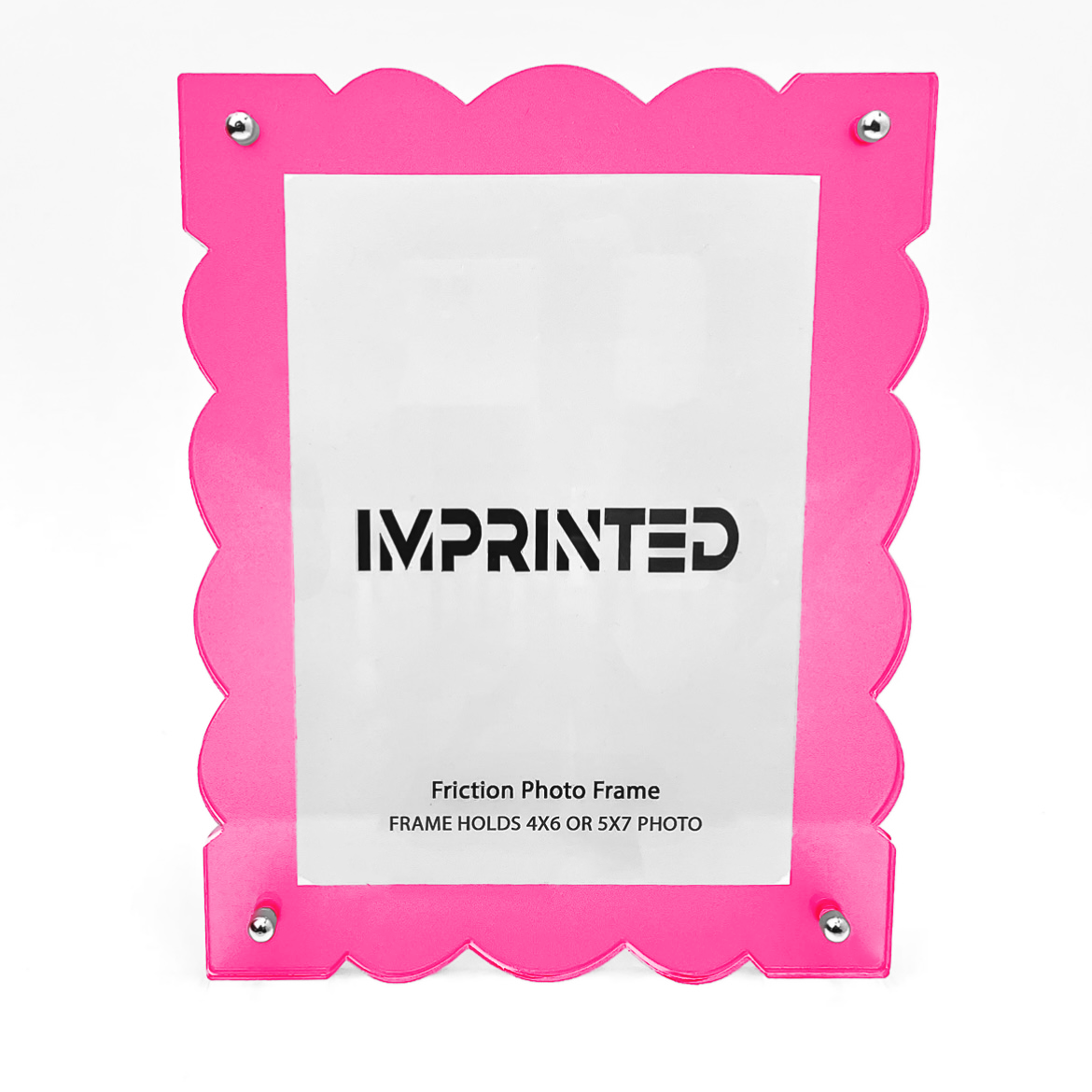 Acrylic Picture Frame 5×7 – Starter Set (Frame + 3 Color Backings)