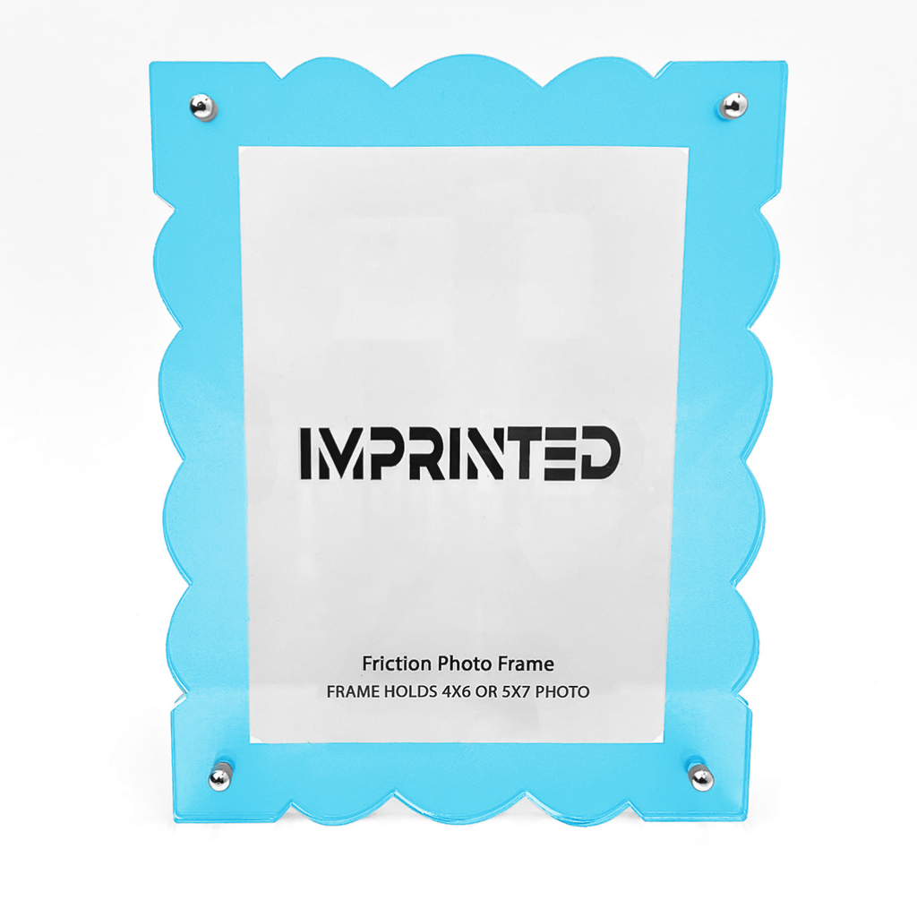 Modern Floating Acrylic Frames with Interchangeable Colored Backings