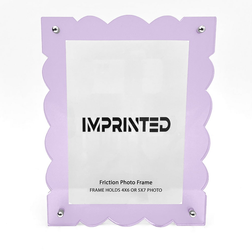 Modern Floating Acrylic Frames with Interchangeable Colored Backings