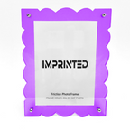 Modern Floating Acrylic Frames with Interchangeable Colored Backings