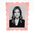 Modern Floating Acrylic Frames with Interchangeable Colored Backings